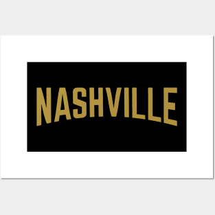 Nashville City Typography Posters and Art